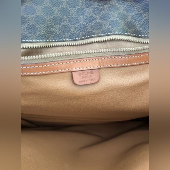 Triomphe Vintage Leather Tote Celine Brown - Picture 5 of 12